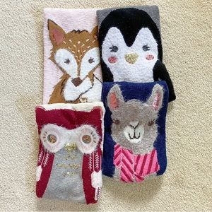 Bundle of 4 Justice knit animal sweaters